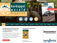 Tablet Screenshot of aardappelwereld.nl